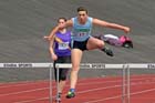 300 metres hurdles at the Annual Inter-Counties Schools, Cleveland v Cumbria v Durham v Northumberland at Claireville Stadium, Middlesbrough